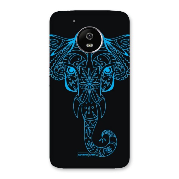 Blue Elephant Ethnic Back Case for Moto G5