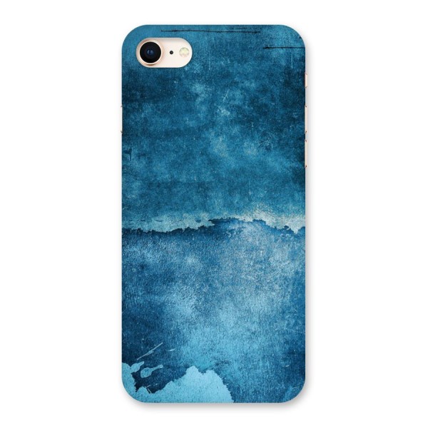 Blue Paint Wall Back Case for iPhone 8