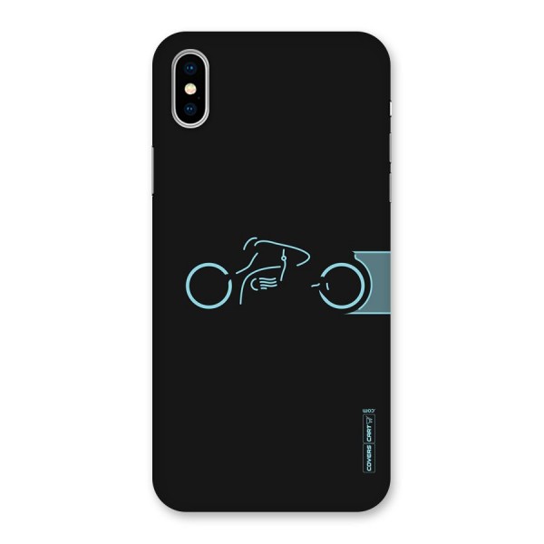Blue Ride Back Case for iPhone X