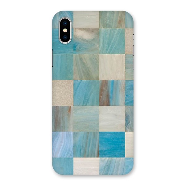 Blue Tiles Back Case for iPhone X