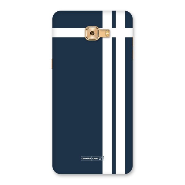 Blue and White Back Case for Galaxy C9 Pro