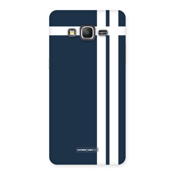 Blue and White Back Case for Galaxy Grand Prime