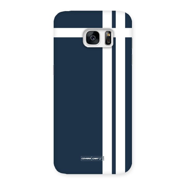 Blue and White Back Case for Galaxy S7 Edge