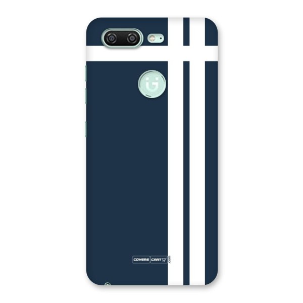 Blue and White Back Case for Gionee S10