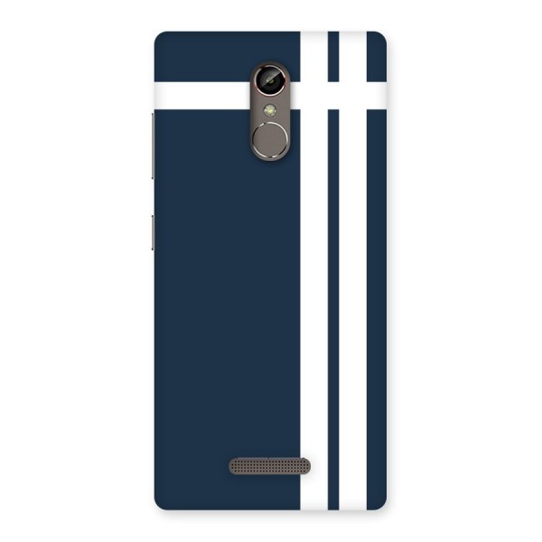 Blue and White Back Case for Gionee S6s