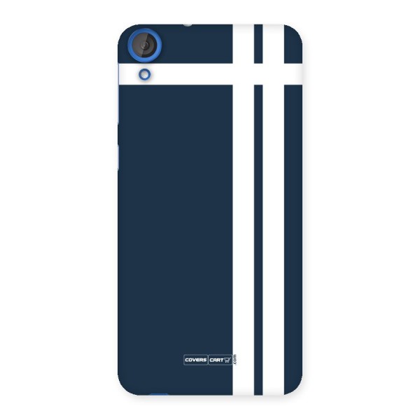 Blue and White Back Case for HTC Desire 820s