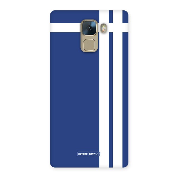 Blue and White Back Case for Honor 7