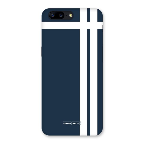 Blue and White Back Case for OnePlus 5