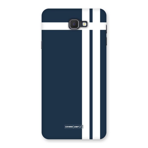 Blue and White Back Case for Samsung Galaxy J7 Prime