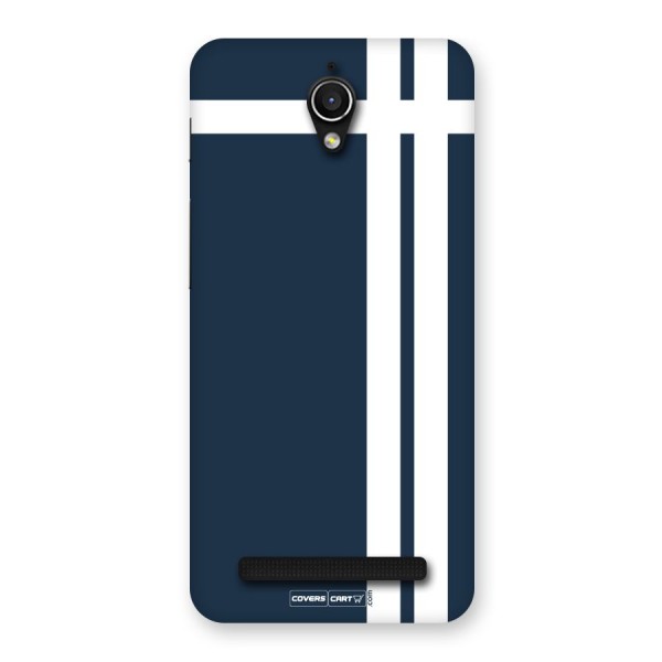 Blue and White Back Case for Zenfone Go