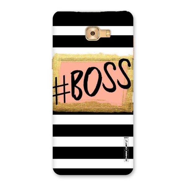 Boss Stripes Back Case for Galaxy C9 Pro