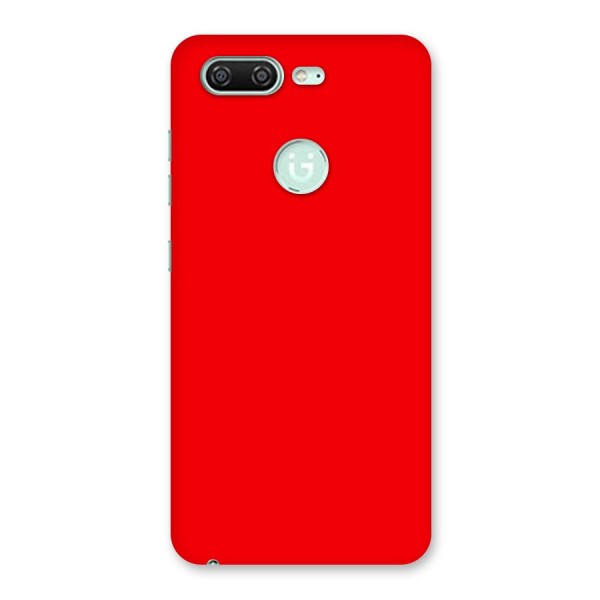 Bright Red Back Case for Gionee S10