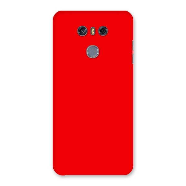 Bright Red Back Case for LG G6