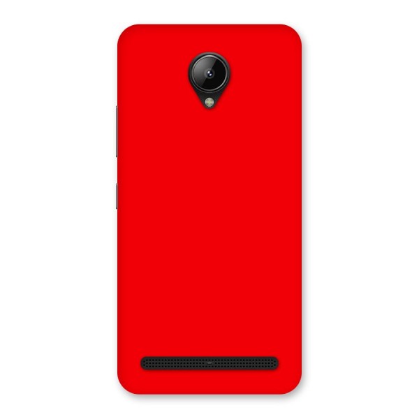 Bright Red Back Case for Lenovo C2