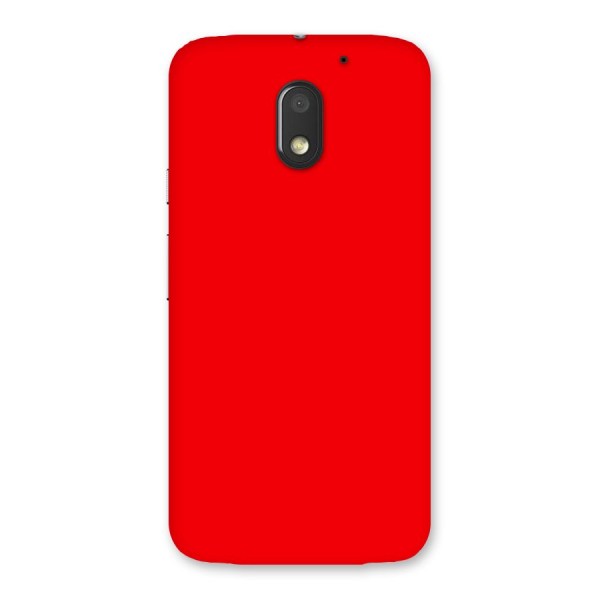 Bright Red Back Case for Moto E3 Power
