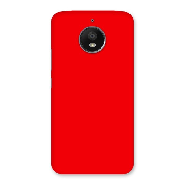 Bright Red Back Case for Moto E4 Plus