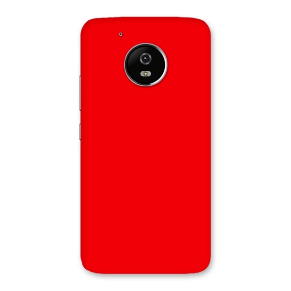 Bright Red Back Case for Moto G5