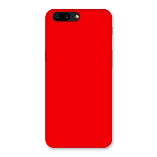 Bright Red Back Case for OnePlus 5