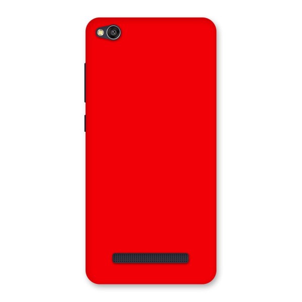Bright Red Back Case for Redmi 4A