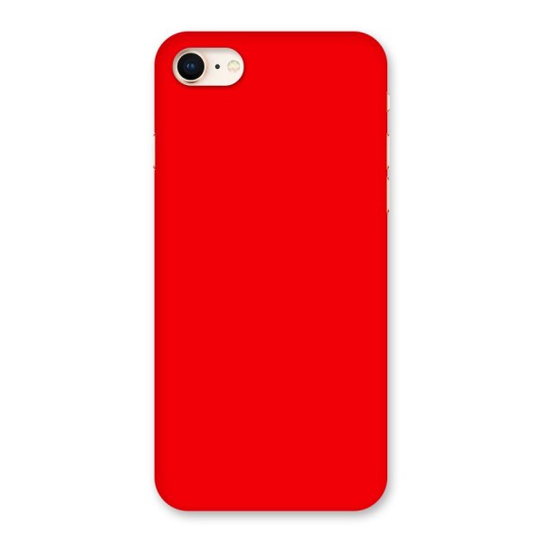 Bright Red Back Case for iPhone 8