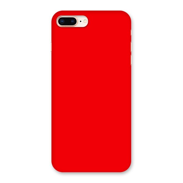 Bright Red Back Case for iPhone 8 Plus