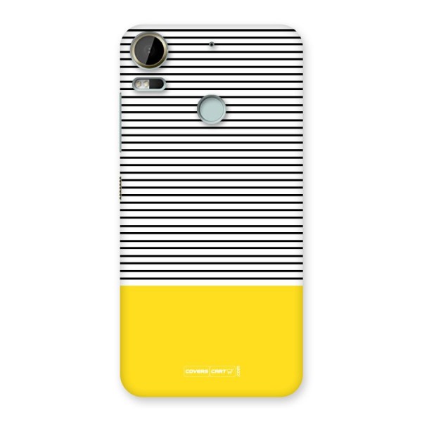 Bright Yellow Stripes Back Case for Desire 10 Pro