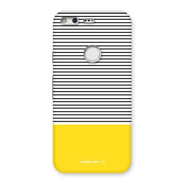 Bright Yellow Stripes Back Case for Google Pixel