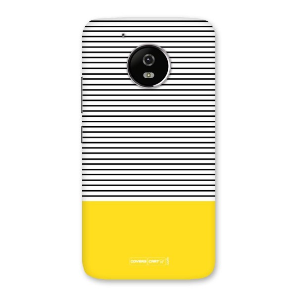 Bright Yellow Stripes Back Case for Moto G5