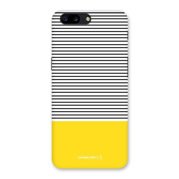 Bright Yellow Stripes Back Case for OnePlus 5