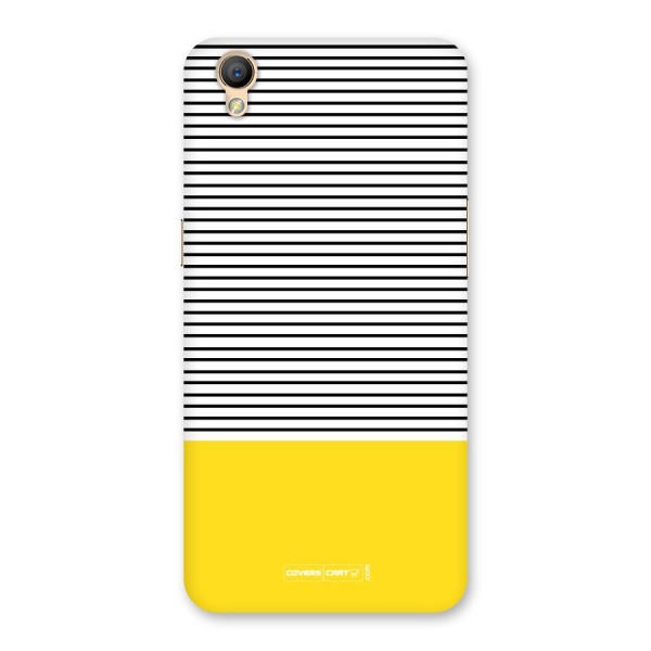 Bright Yellow Stripes Back Case for Oppo A37