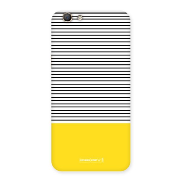 Bright Yellow Stripes Back Case for Oppo F1s