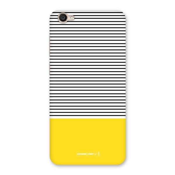 Bright Yellow Stripes Back Case for Vivo Y55L