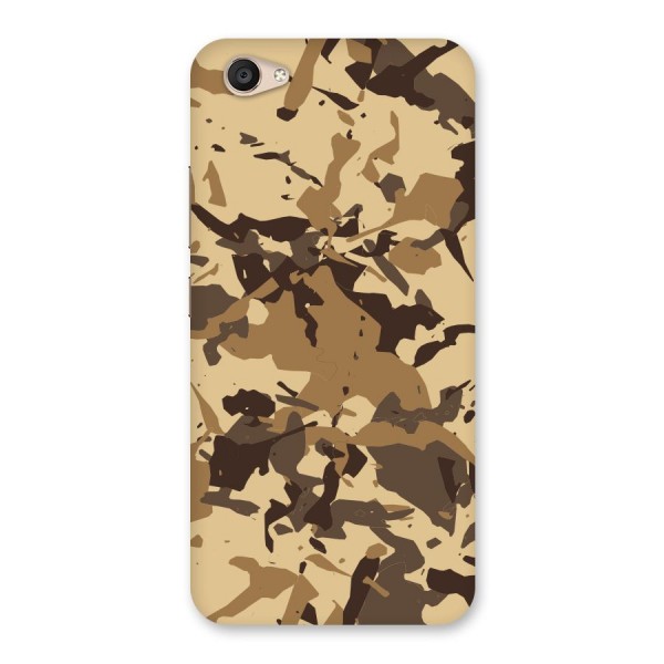 Brown Camouflage Army Back Case for Vivo V5 Plus