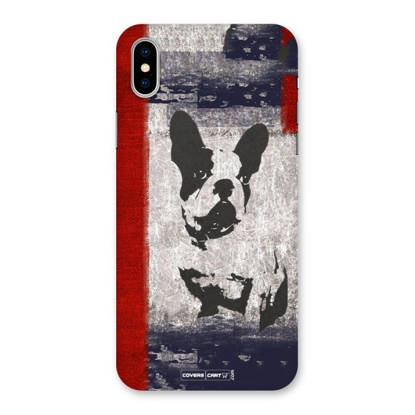Bull Dog Back Case for iPhone X
