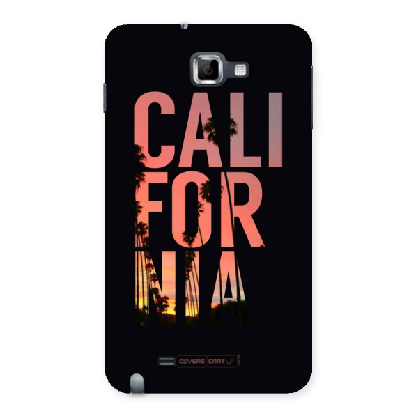 California Back Case for Galaxy Note