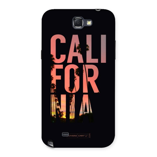 California Back Case for Galaxy Note 2