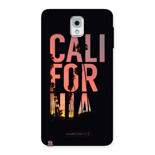 California Back Case for Galaxy Note 3