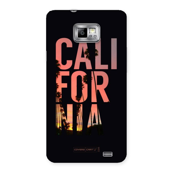 California Back Case for Galaxy S2