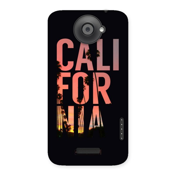 California Back Case for HTC One X