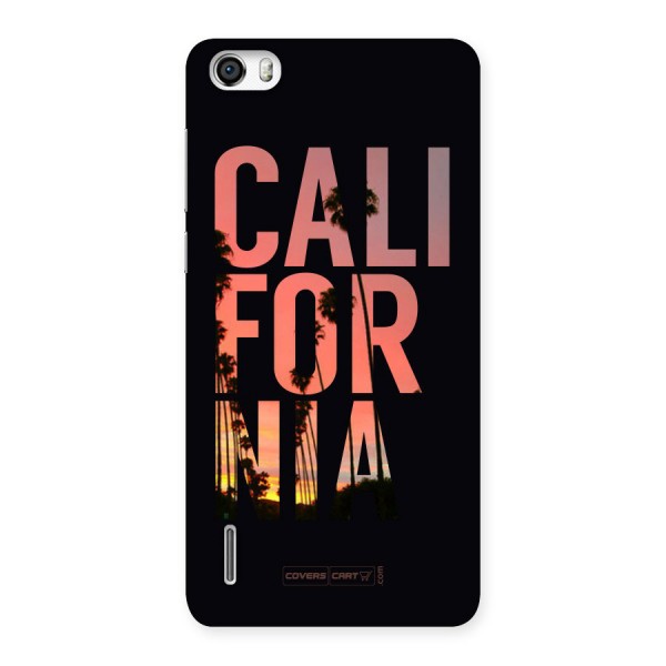 California Back Case for Honor 6