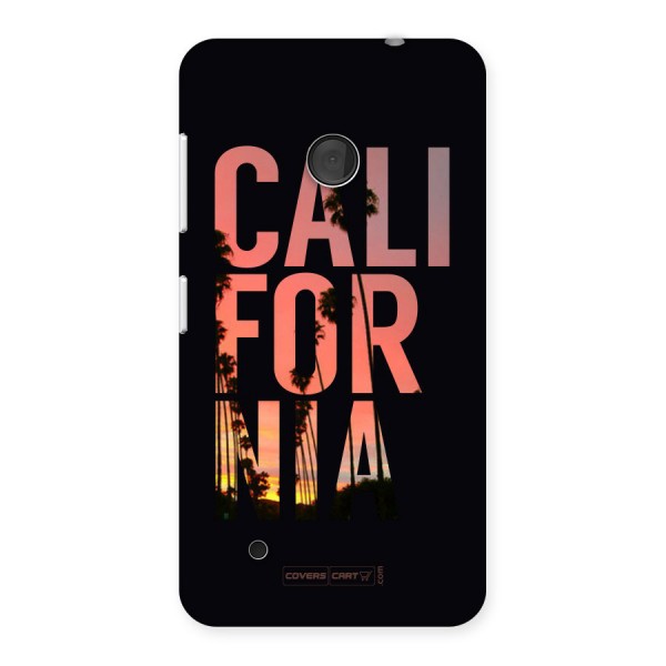 California Back Case for Lumia 530