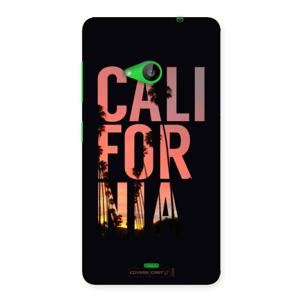 California Back Case for Lumia 535