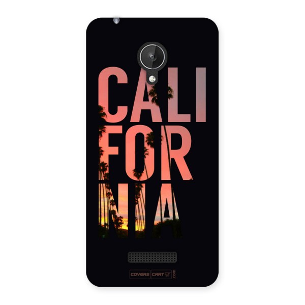 California Back Case for Micromax Canvas Spark Q380