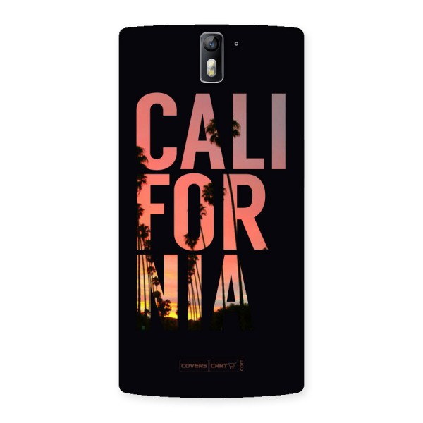 California Back Case for Oneplus One