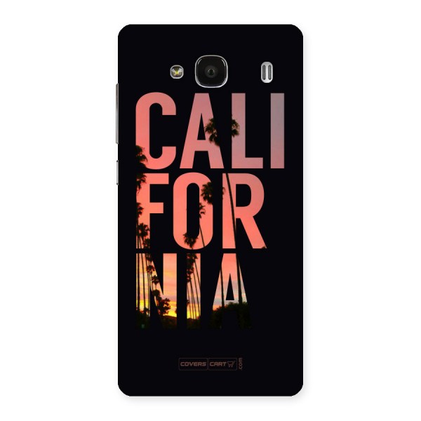 California Back Case for Redmi 2