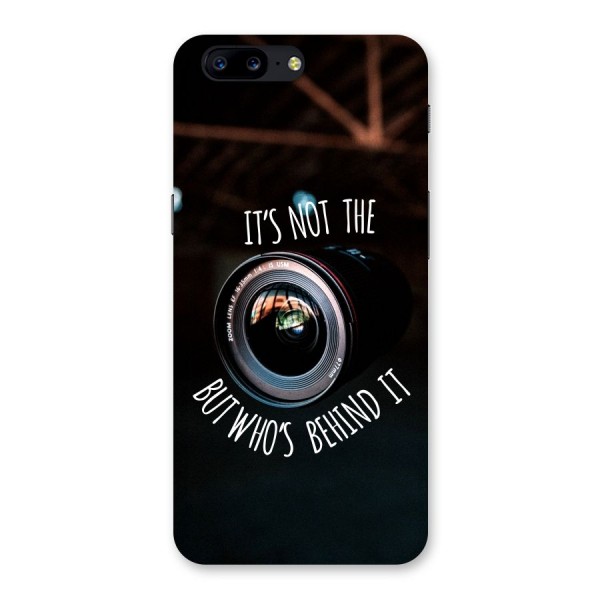 Camera Quote Back Case for OnePlus 5