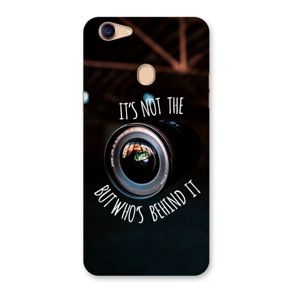Camera Quote Back Case for Oppo F5