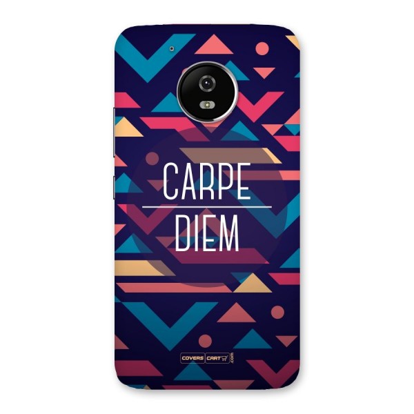 Carpe Diem Back Case for Moto G5