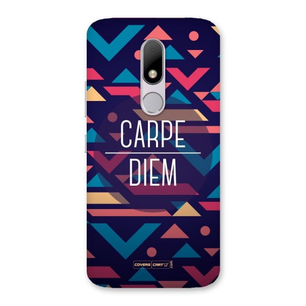 Carpe Diem Back Case for Moto M