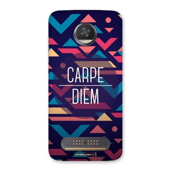 Carpe Diem Back Case for Moto Z2 Play